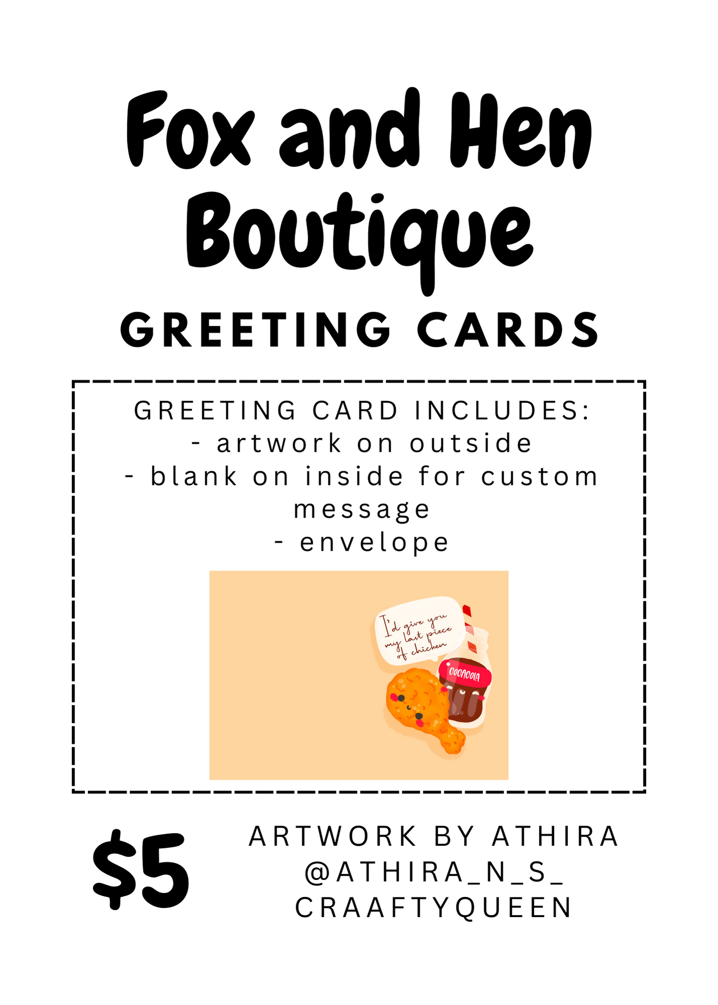 Last Piece Greeting Card
