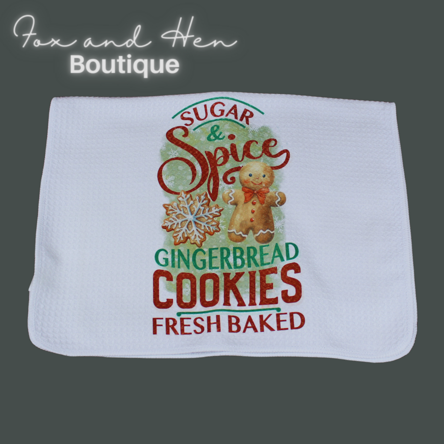 Gingerbread Bakery Kitchen Towel