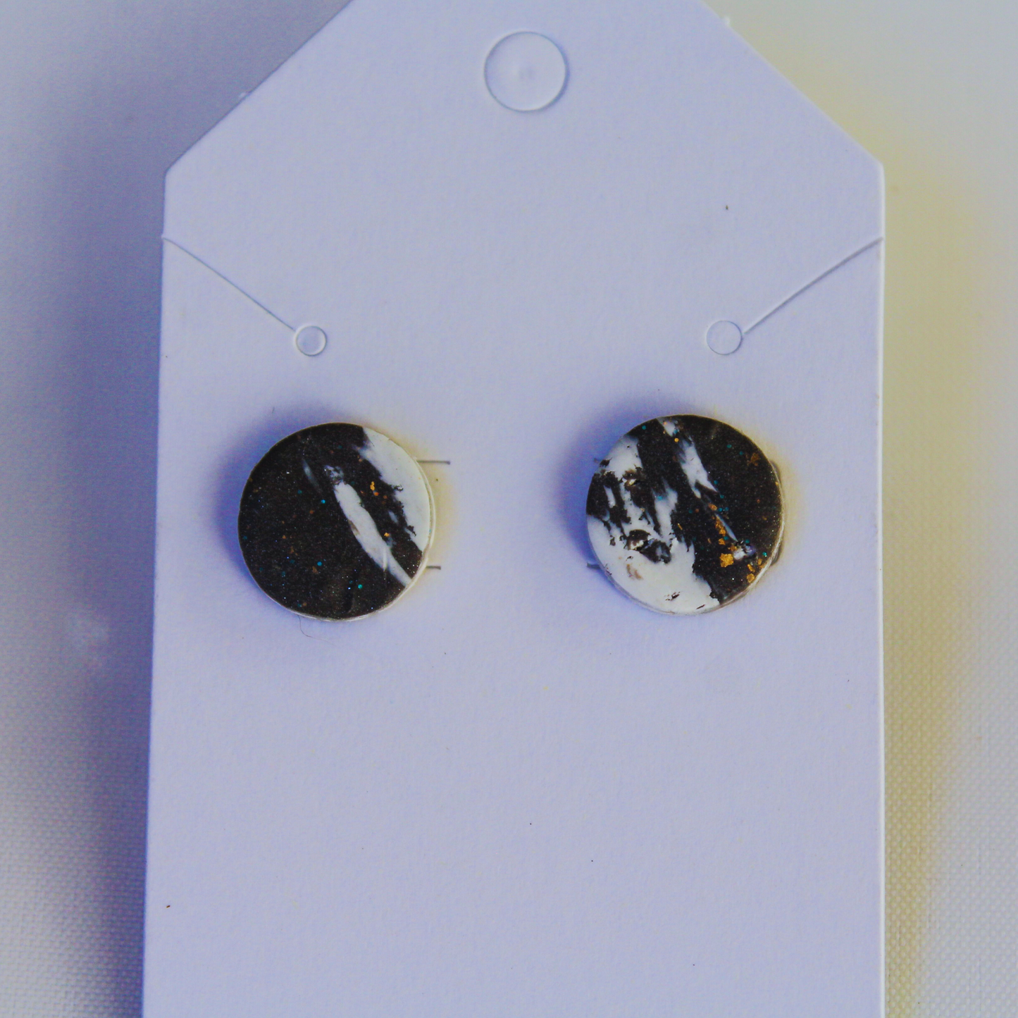 Marble Stud Earring