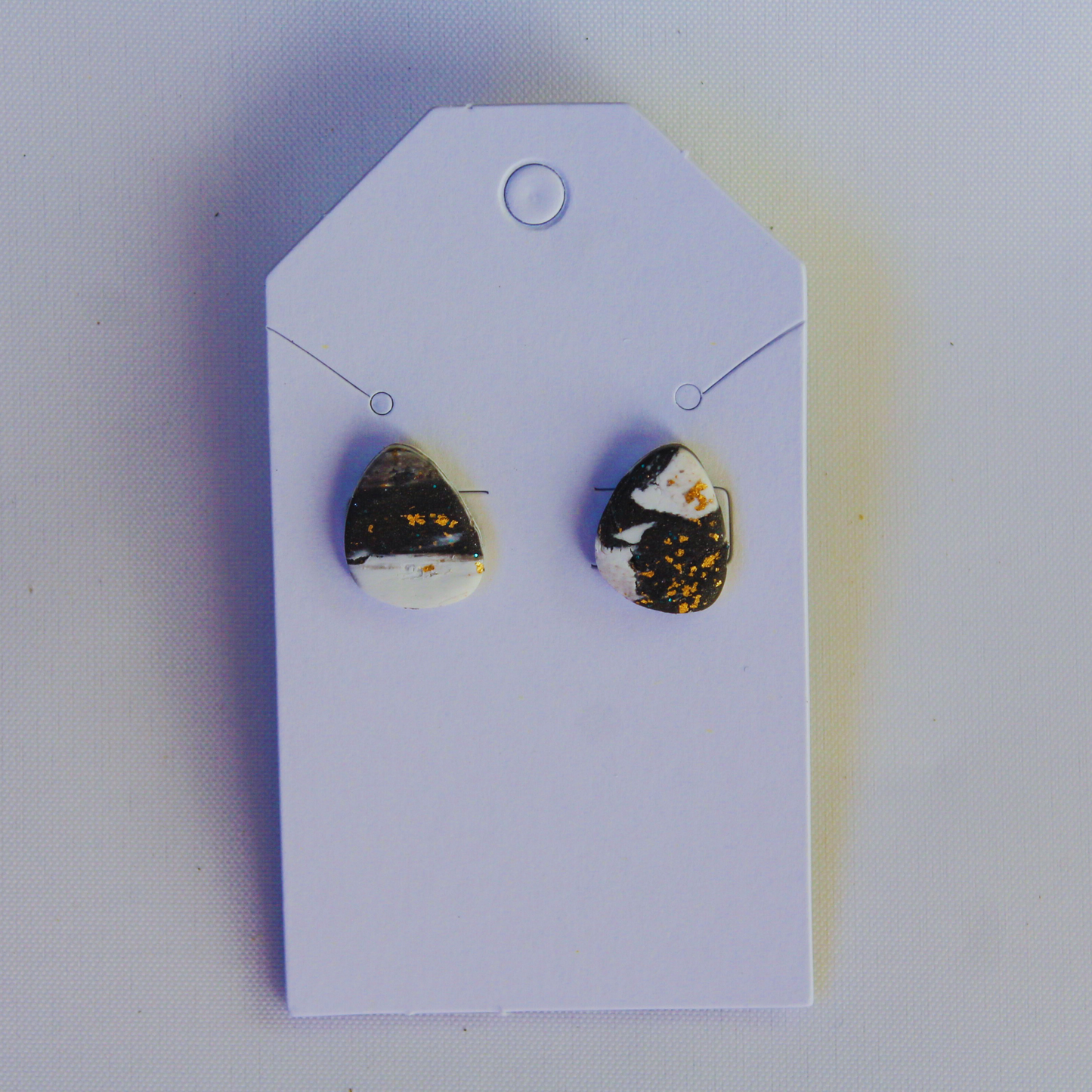 Marble Stud Earring