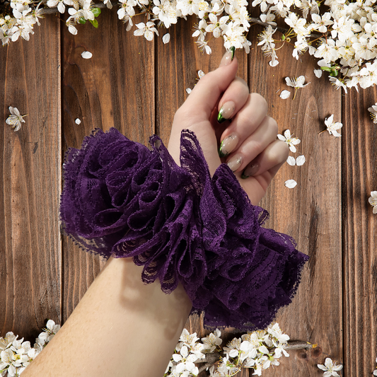 Plum Scrunchie