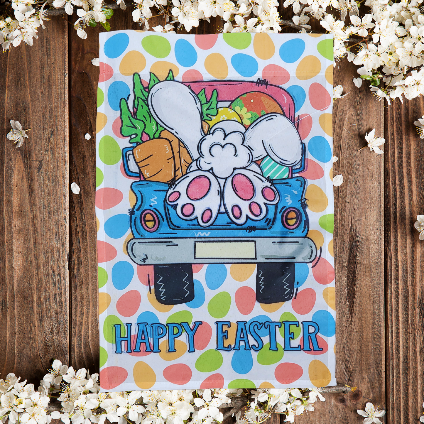 Bunny Easter Garden Flag