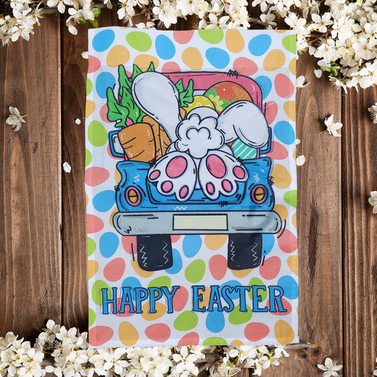 Happy Easter Garden Flag