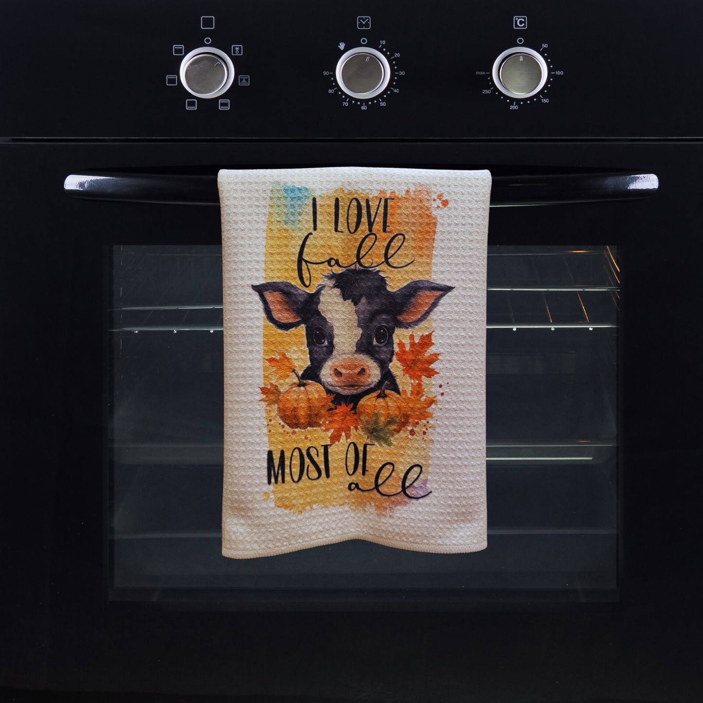 Love Fall Most of All Kitchen Towel