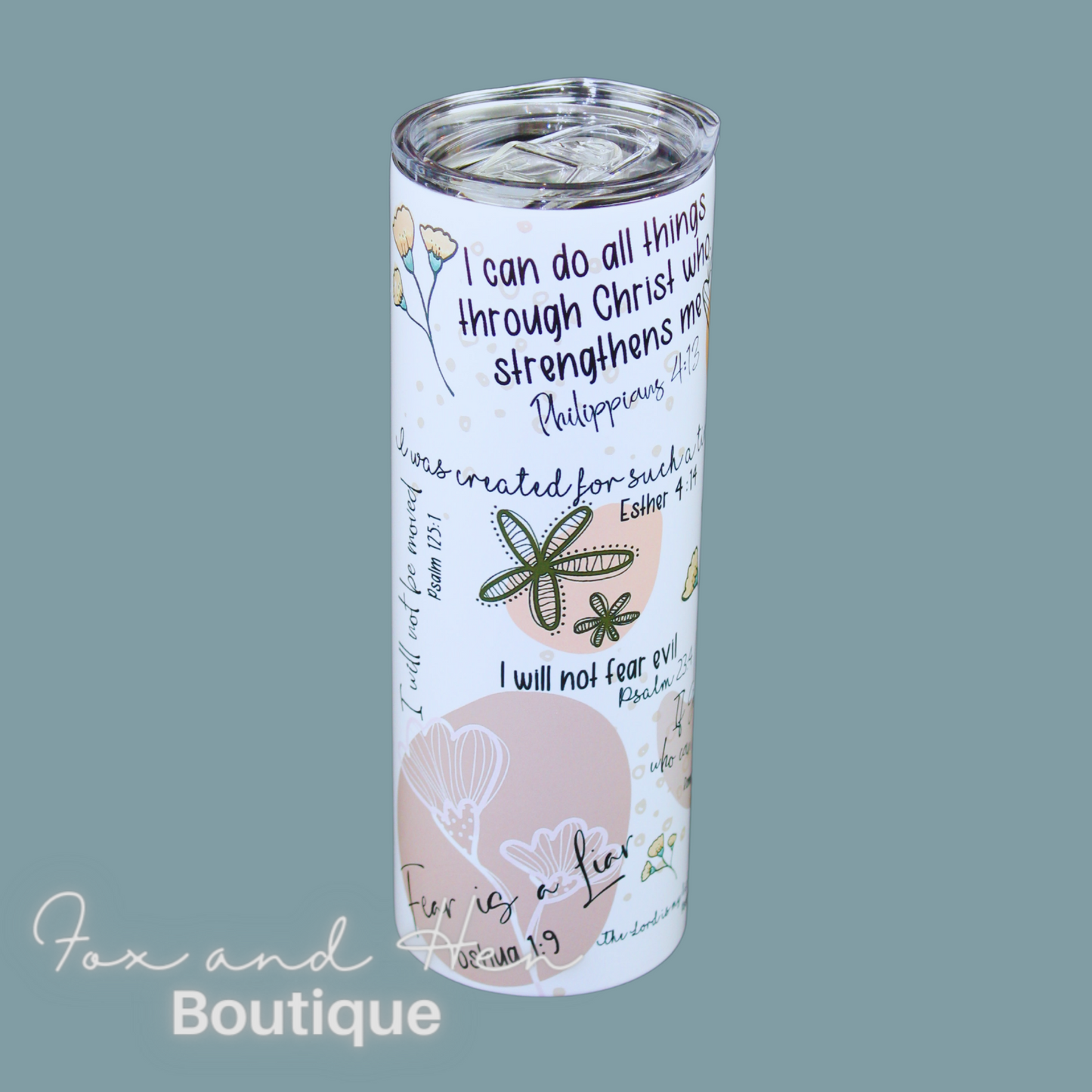 Bible Affirmations Tumbler