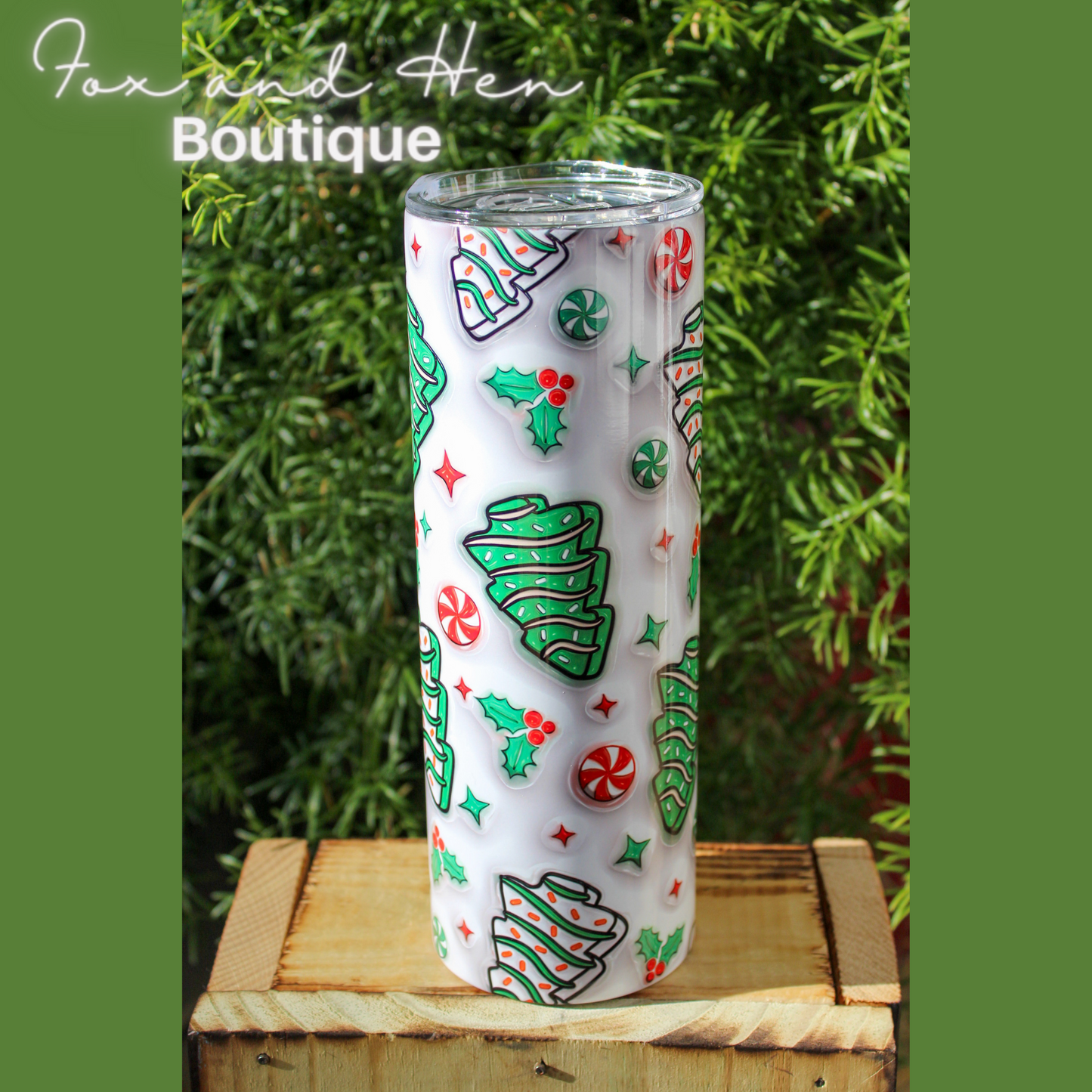 Christmas Tree Cakes Tumbler