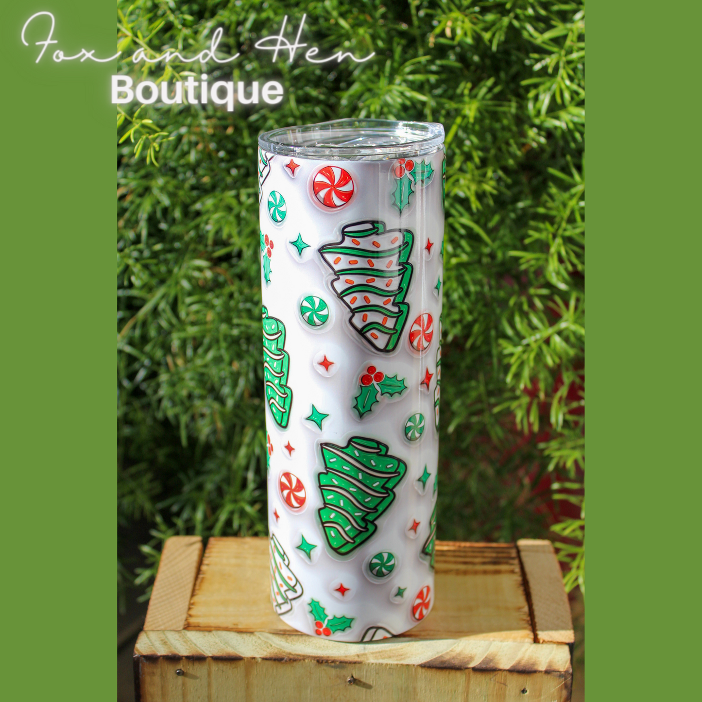 Christmas Tree Cakes Tumbler