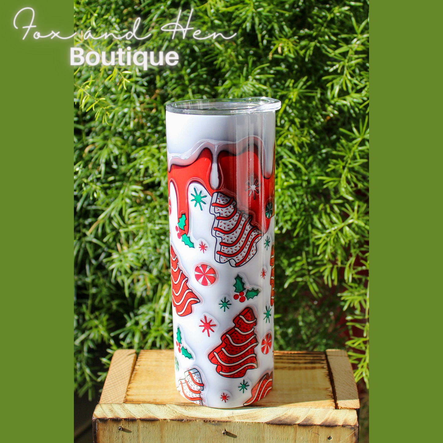 Christmas Tree Cakes Tumbler