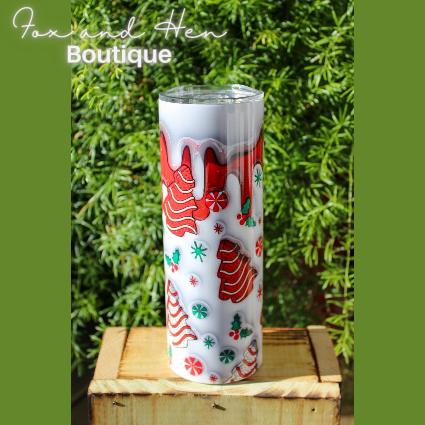 Christmas Tree Cakes Tumbler