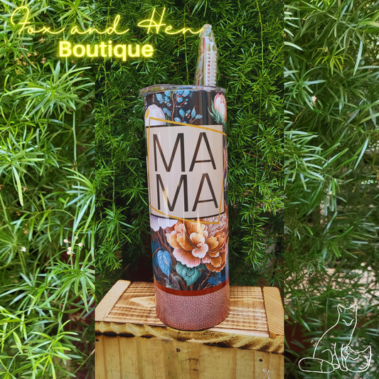 Floral Mama Tumbler