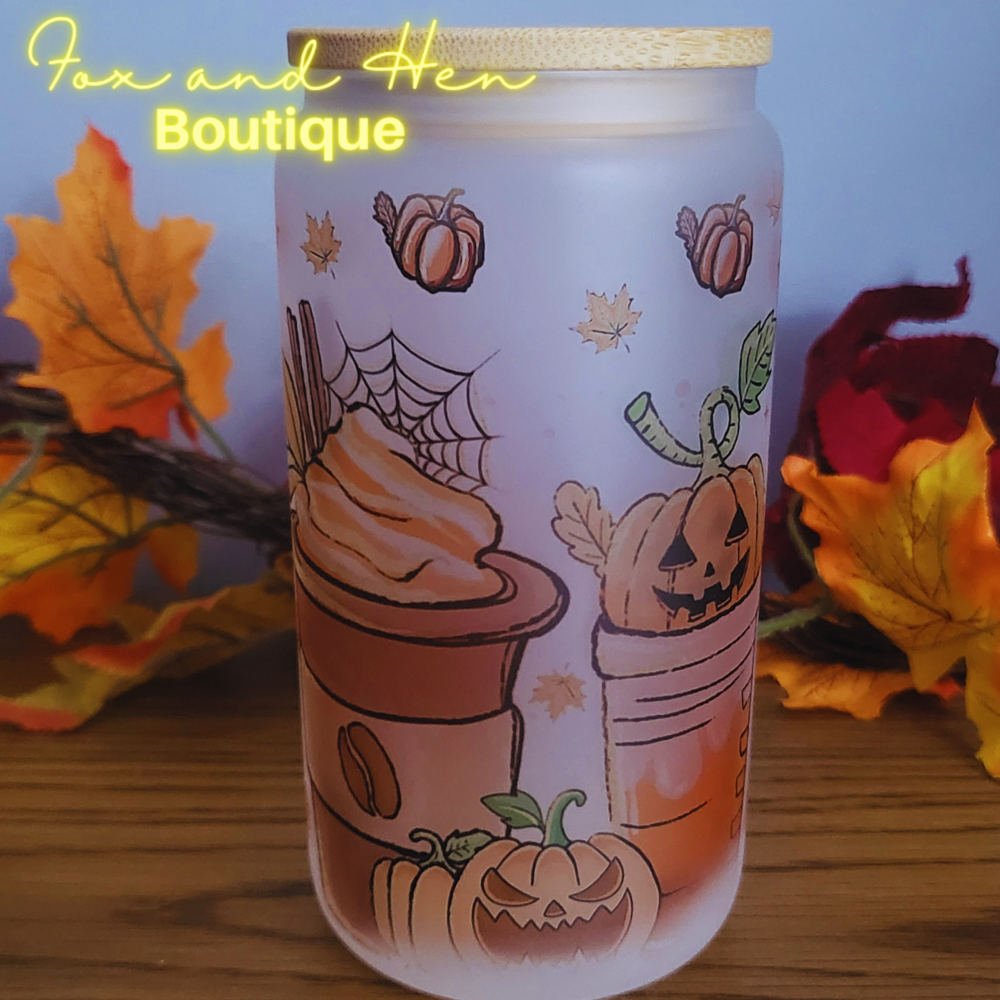 Pumpkin Beverages Glass Can