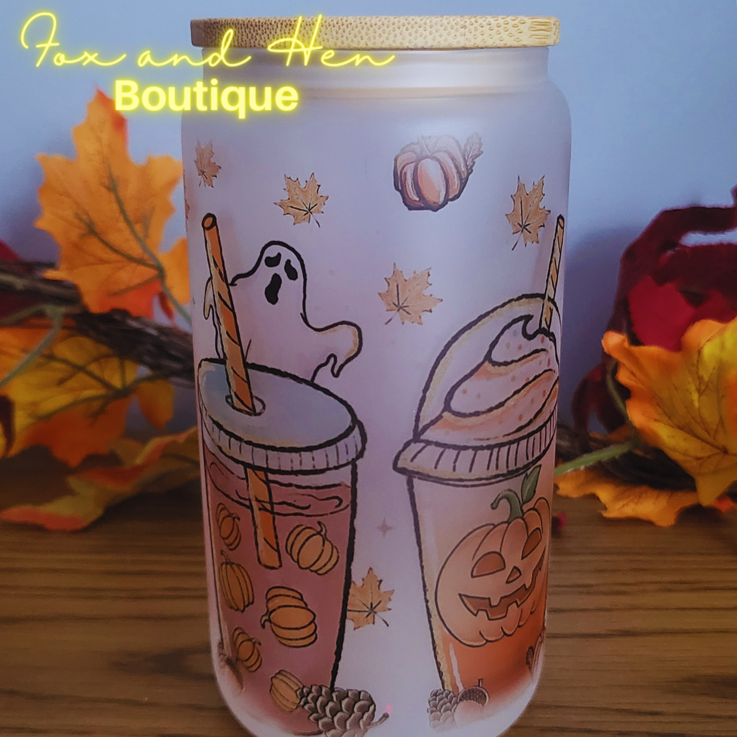 Pumpkin Beverages Glass Can