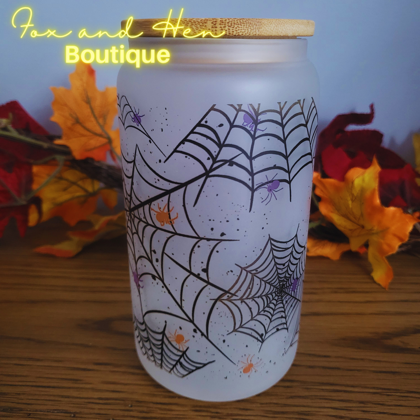 Spiders Glass Can