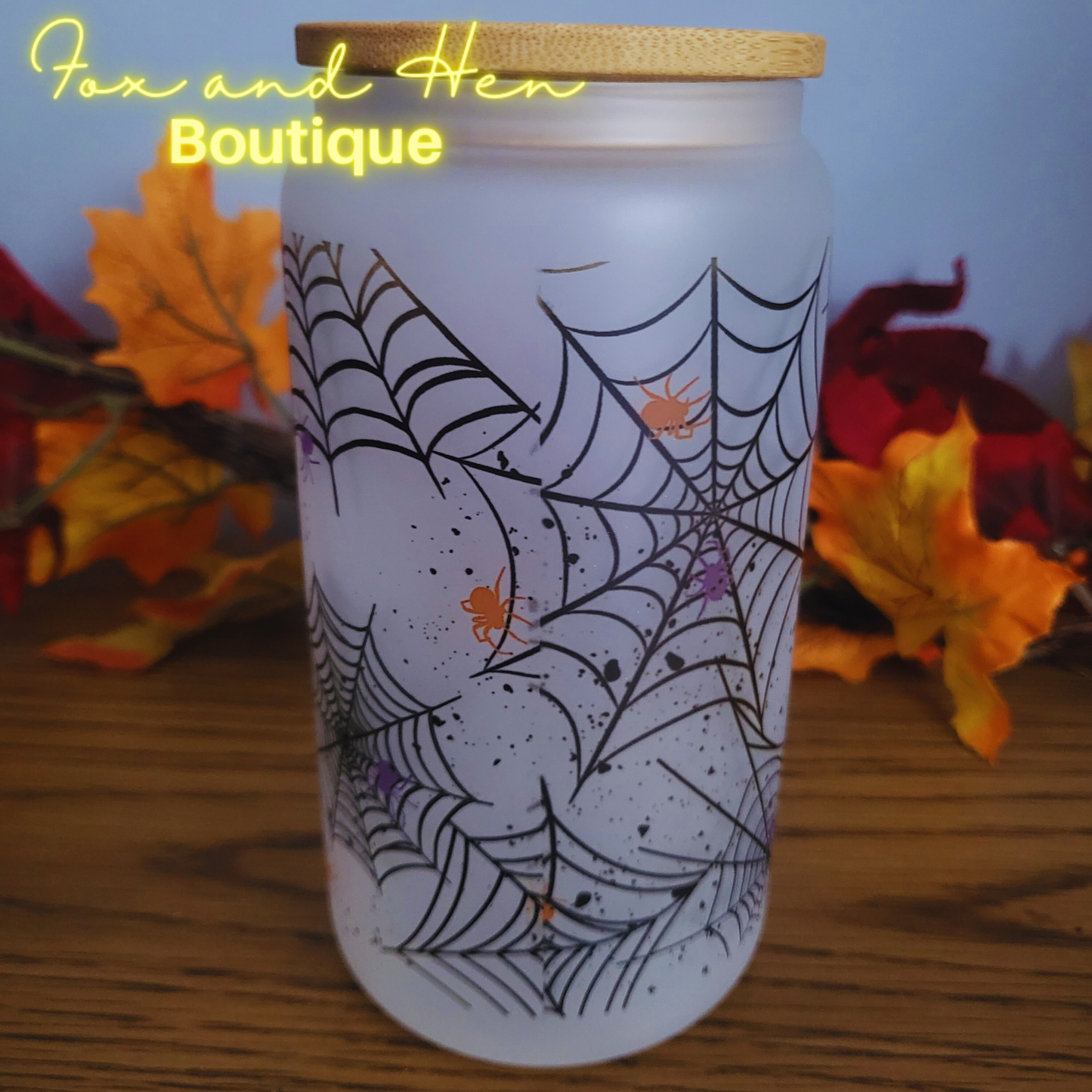 Spiders Glass Can