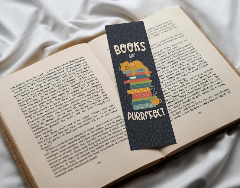 Books are Purrfect Bookmark