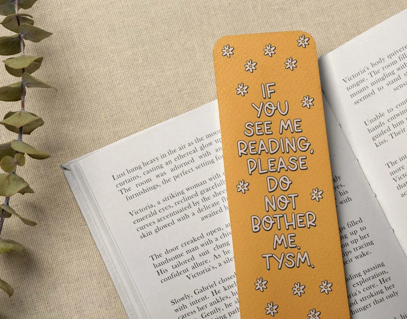 Do Not Bother Me Bookmark