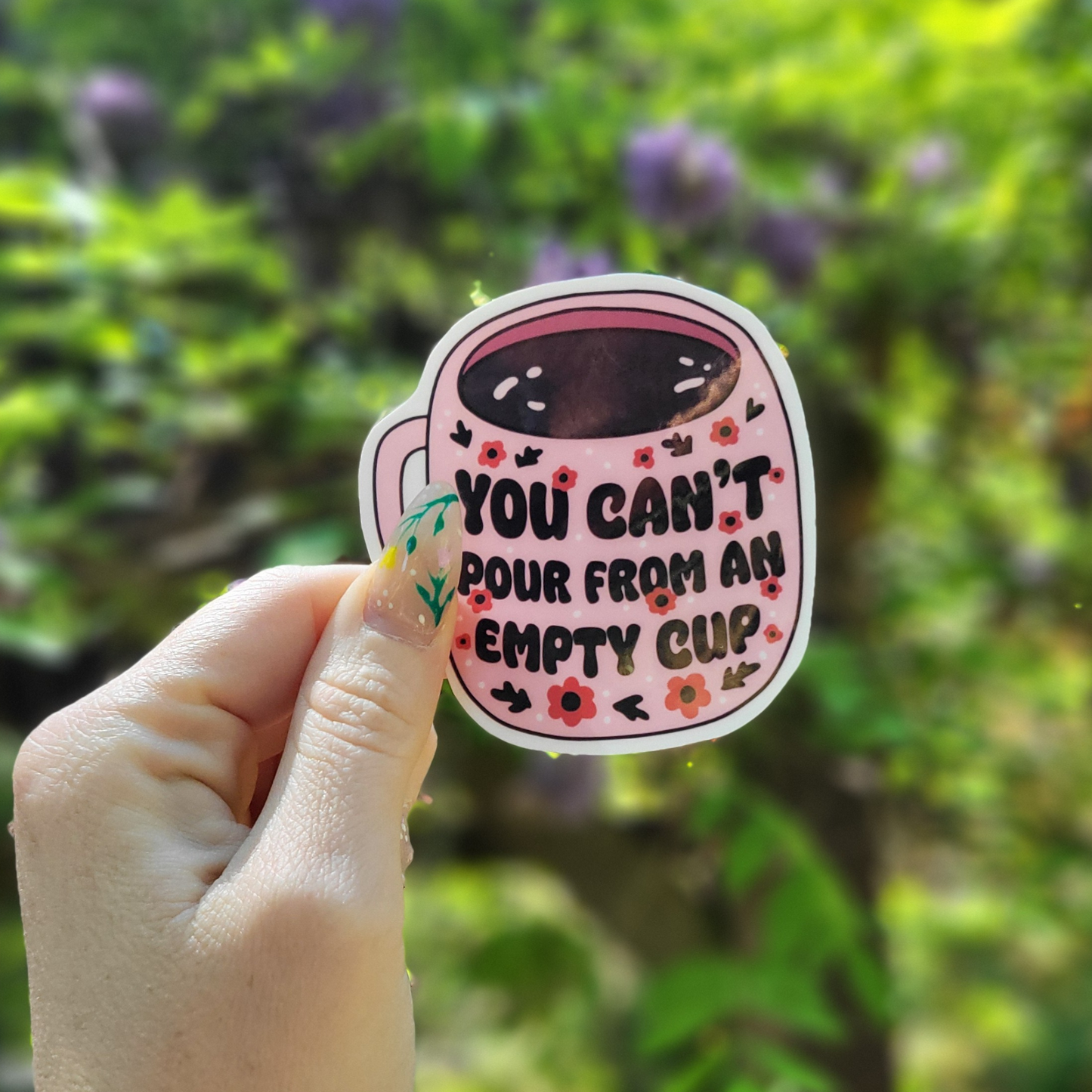 Empty Cup Sticker